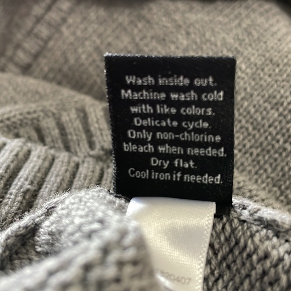 NWT Apt. 9 Men’s Size XXL Smoke Gray Woven Piercing 4-Pocket Sweater Jacket - Picture 13 of 13